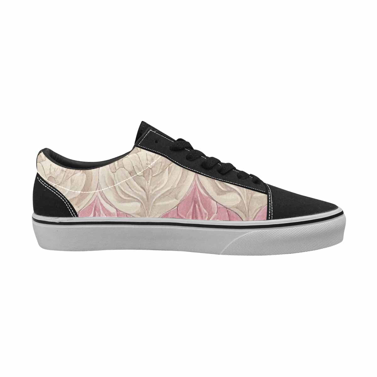 MEN'S Lesbian Flag Color Canvas Lace-Up Vivid Shoes