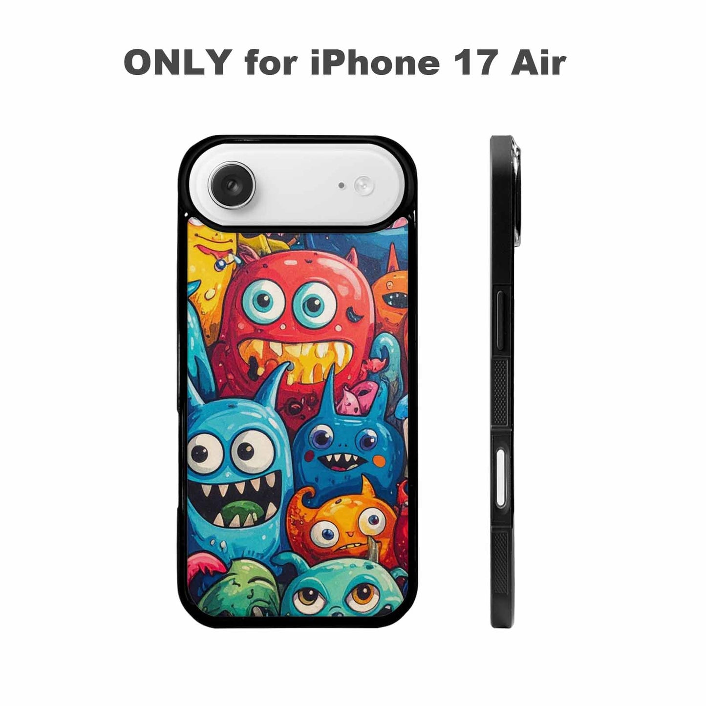iPhone 17 Air Case — Small Cartoon Monster Character Pattern Cartoon, Unique Phone Case Design