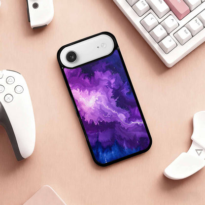 iPhone 17 Air Case — Cosmic Tie Dye Pattern Deep Tie, Custom Phone Case
