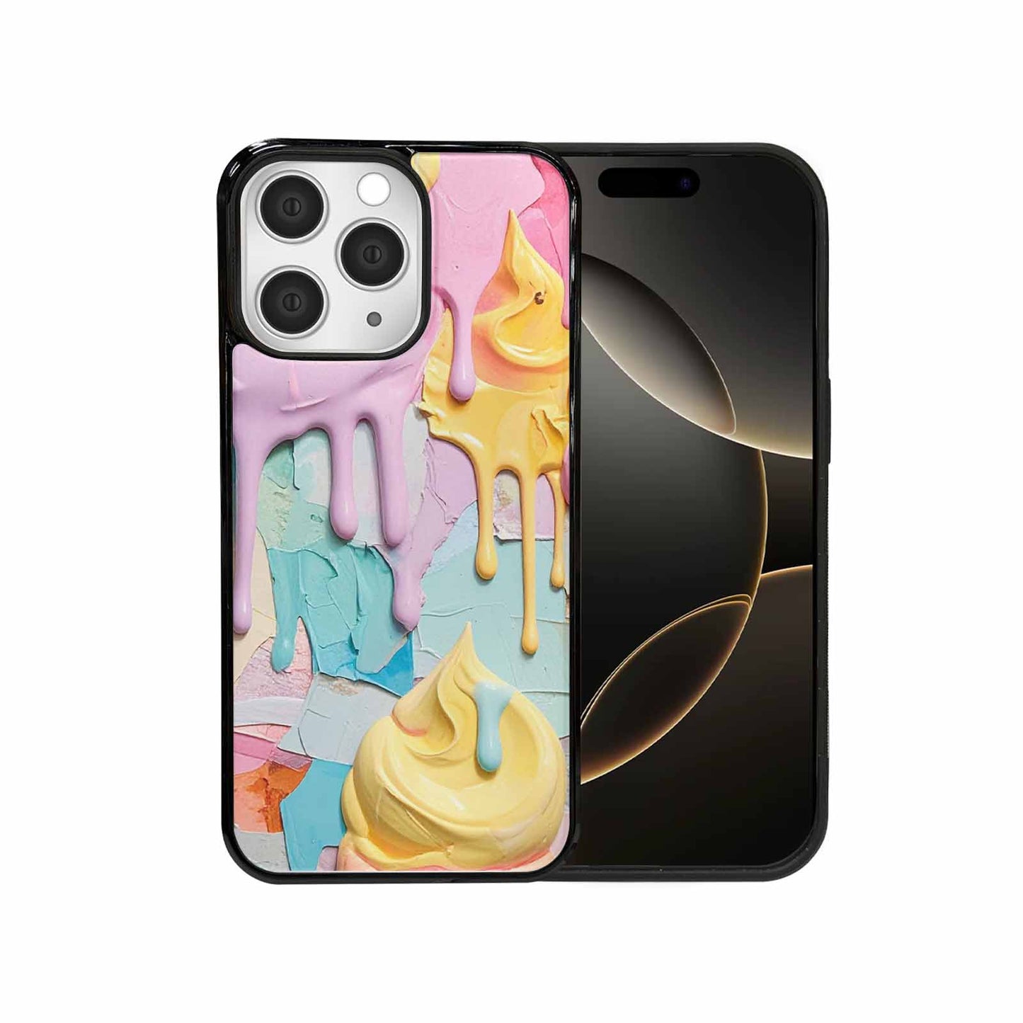 iPhone 15 Pro Max Case — Soft Serve Swirl Monster Characters, Customized Protective Case