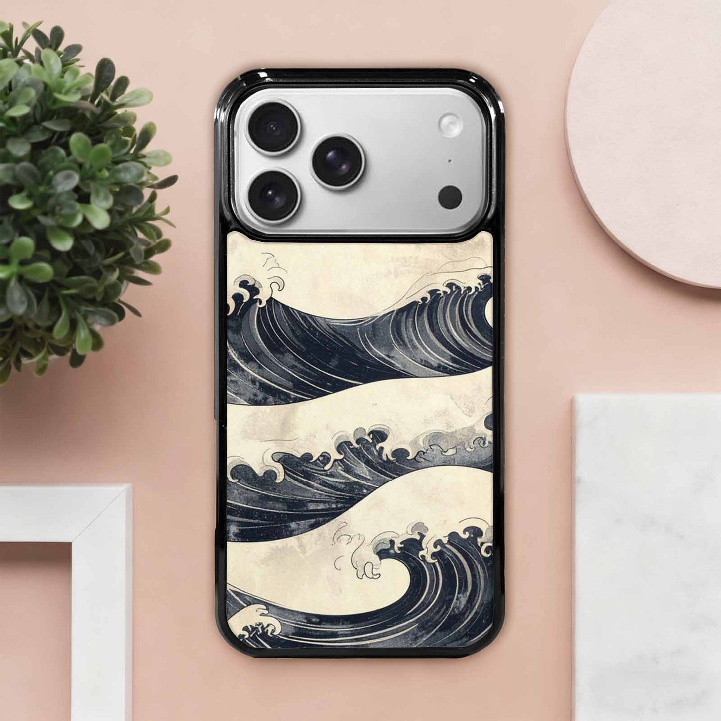 iPhone 17 Pro Max Case — Vintage Americana Wave Retro Vintage, Custom Phone Case