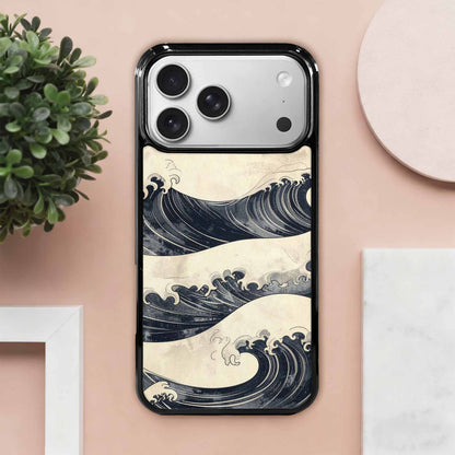 iPhone 17 Pro Max Case — Vintage Americana Wave Retro Vintage, Custom Phone Case