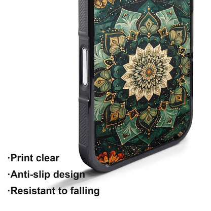 iPhone 17 Pro Case — Small Mandala Pattern Randomly Varying Floral, Custom Art Phone Cover