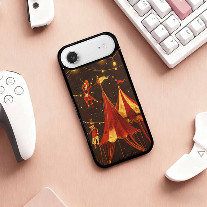 iPhone 17 Air Case — Vintage Circus Art Pattern Retro Vintage, Custom Phone Case
