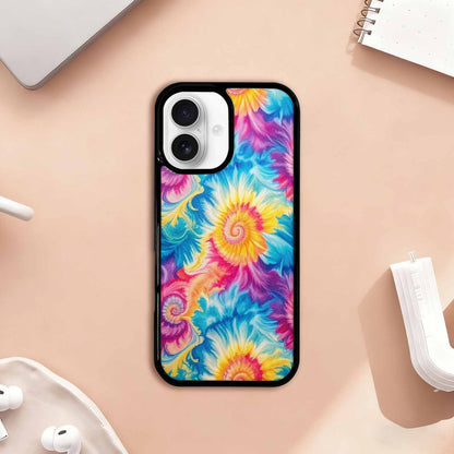 iPhone 17 Case — Small Tie Dye Swirl Tie Dye, Custom Printed Phone Case