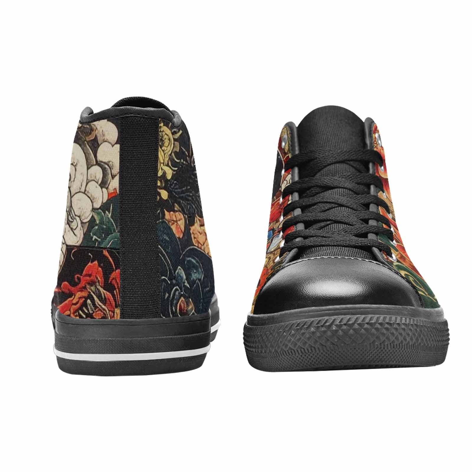MEN'S Dragon Scale Fantasy High Top Canvas Y2K Custom Shoes