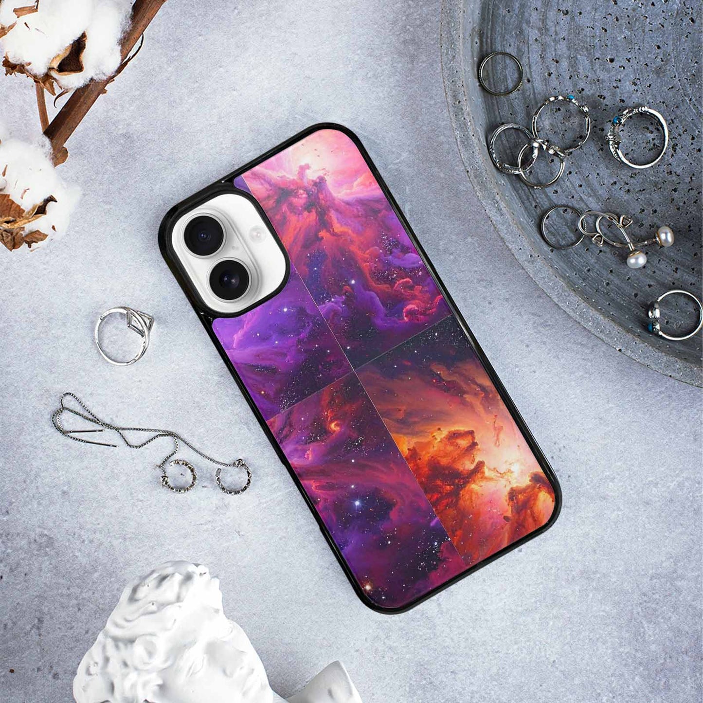 iPhone 16 Plus Case — Galaxy Nebula Galaxy Nebula Burs, Original Design Phone Case