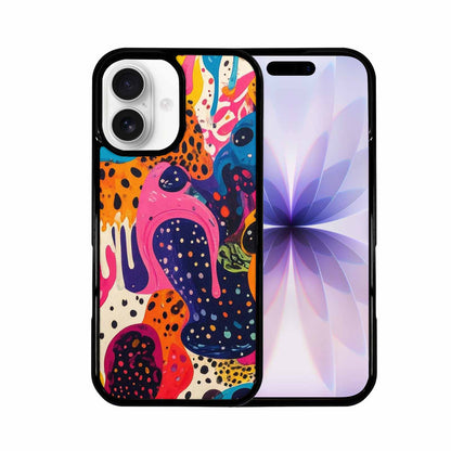 iPhone 17 Case — Melting Aliens Pattern Alien Scifi, Original Design Phone Case