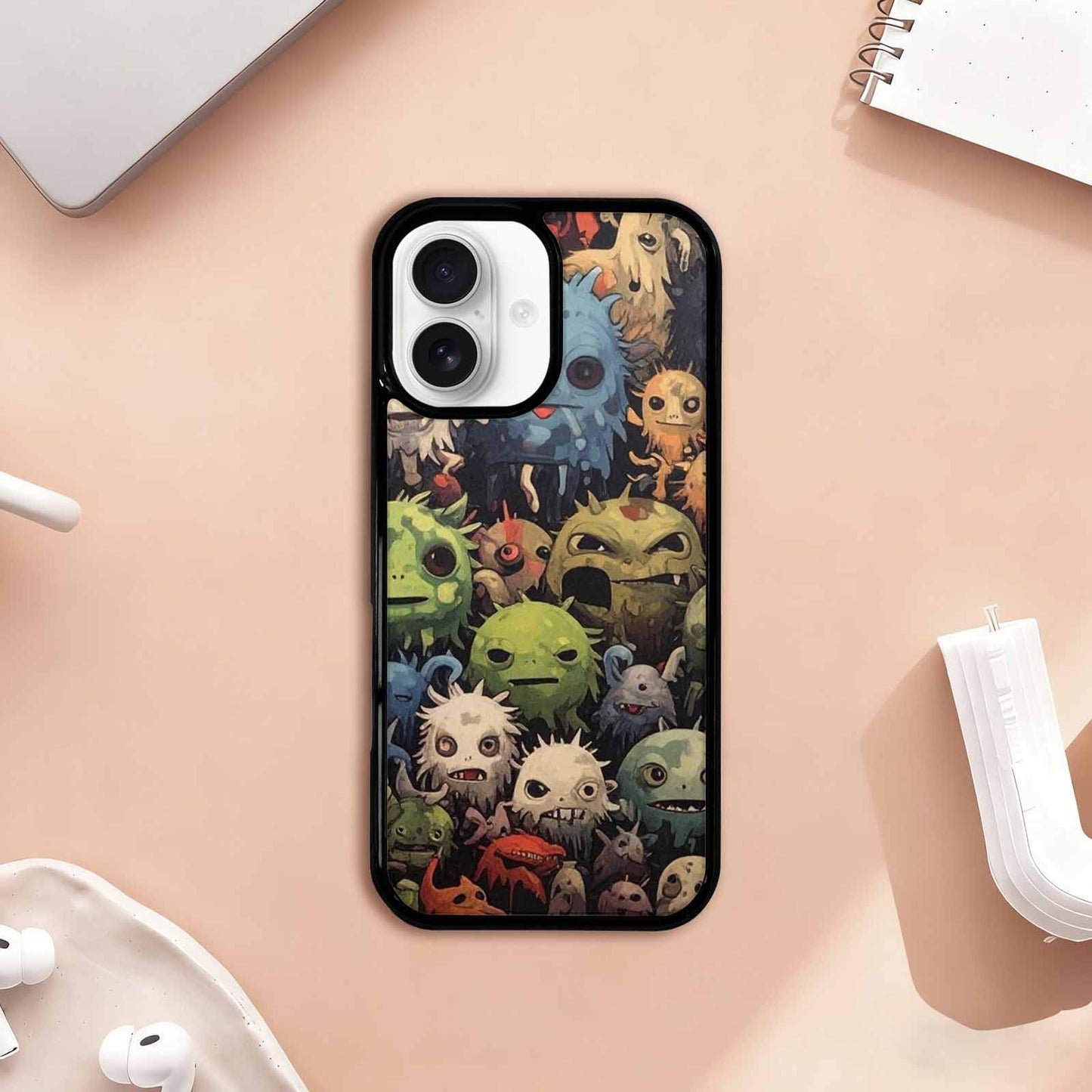 iPhone 17 Case — Monsters Camomonsters Pattern Vkf Camo, Personalized Phone Case