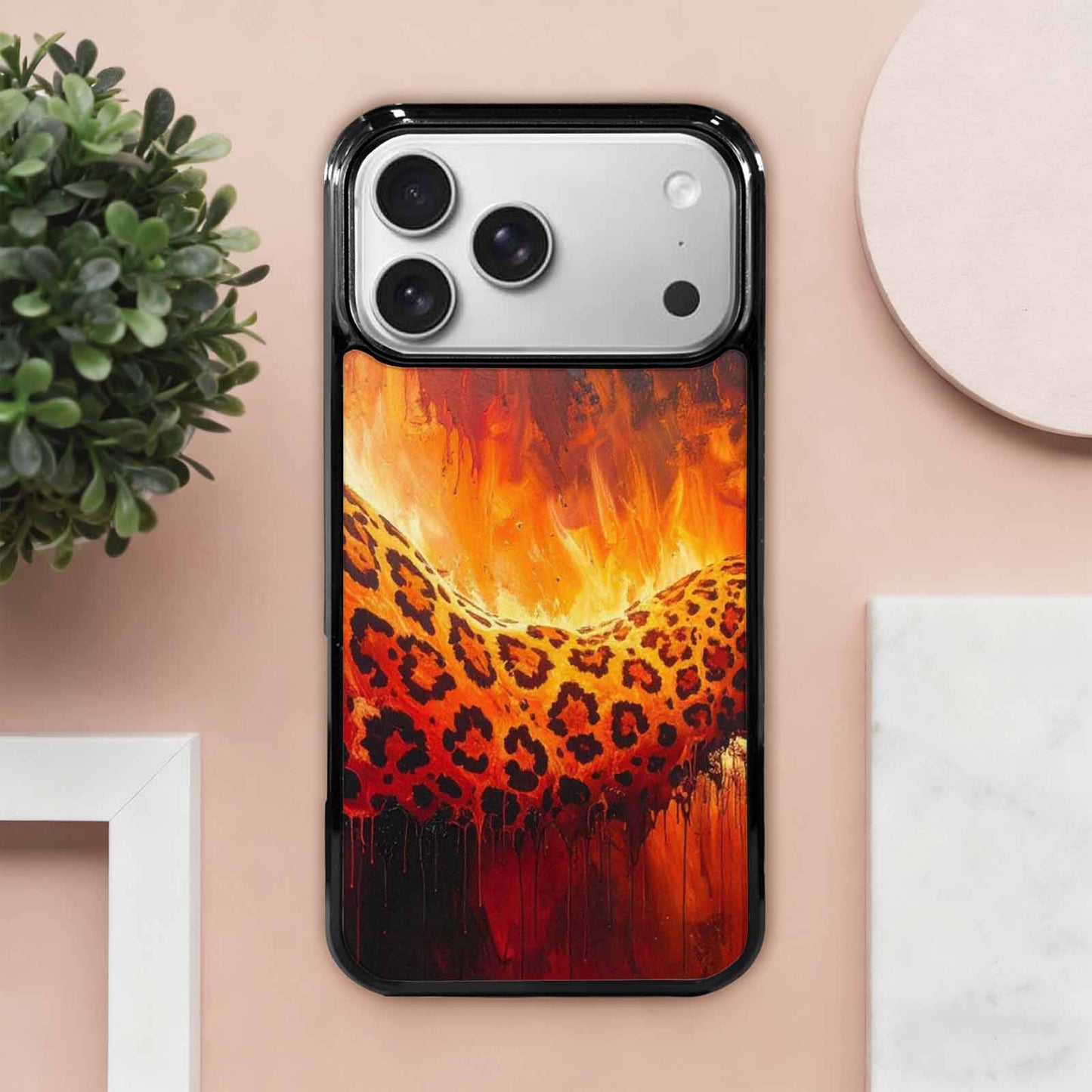 iPhone 17 Pro Max Case — Seamless Repeating Pattern Of Animal Print, Customized Protective Case