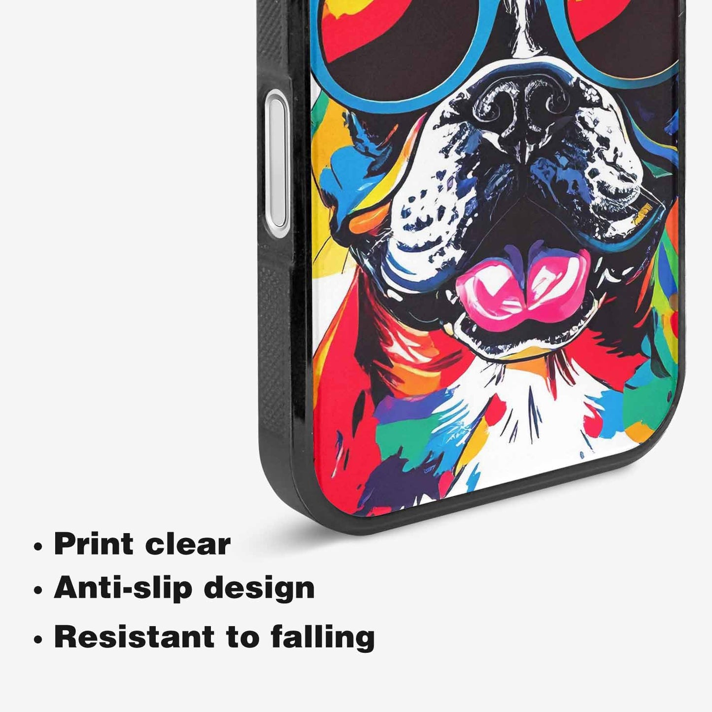 iPhone 16 Case — French Bulldog Pop Art Pattern, Customized Protective Case