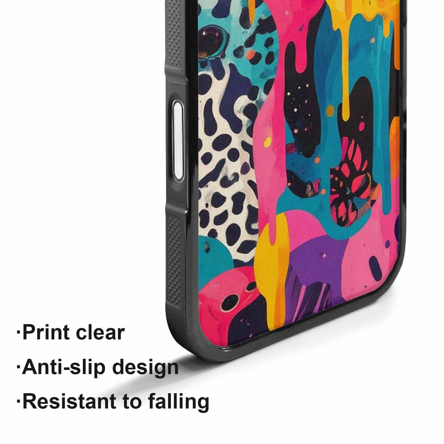 iPhone 17 Case — Melting Aliens Pattern Alien Scifi, Custom Designed Case Cover