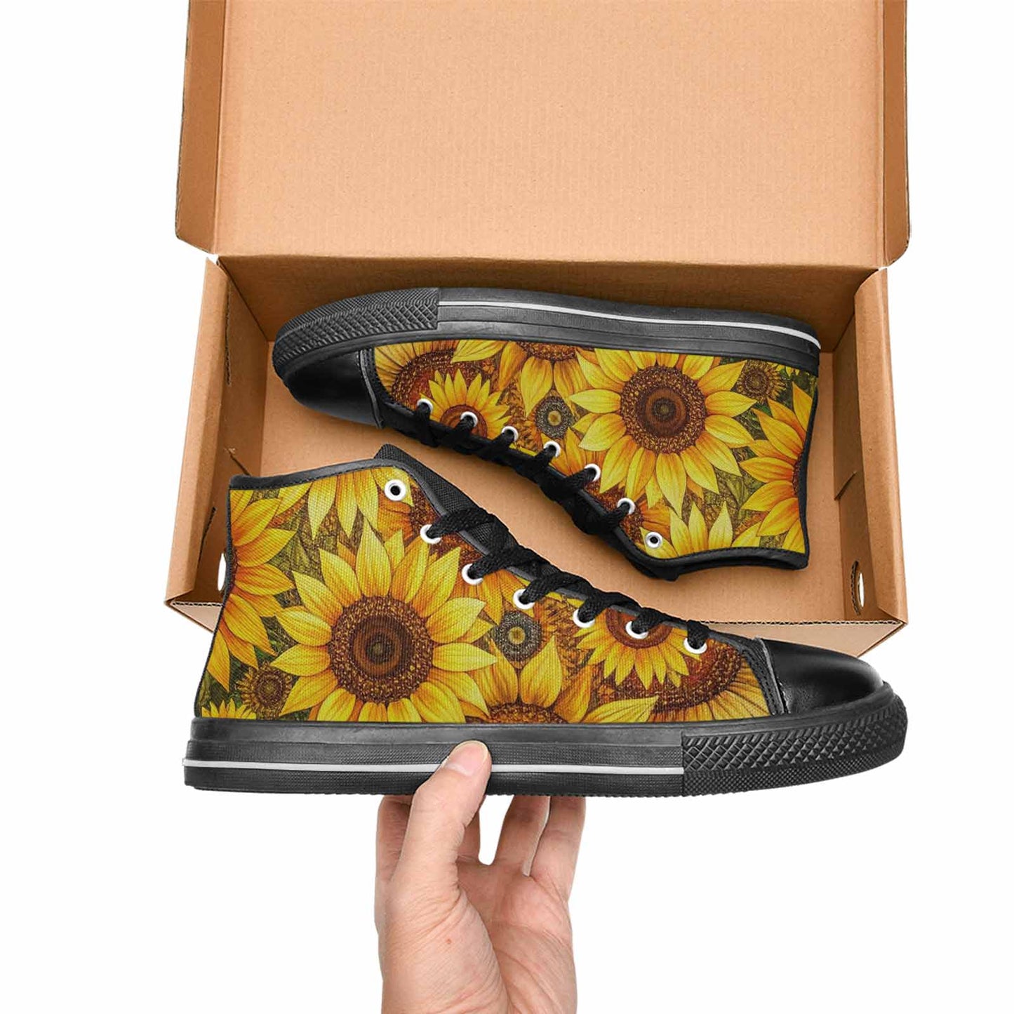 MEN'S Blend Melt Them High Top Canvas Aesthetic Sneakers
