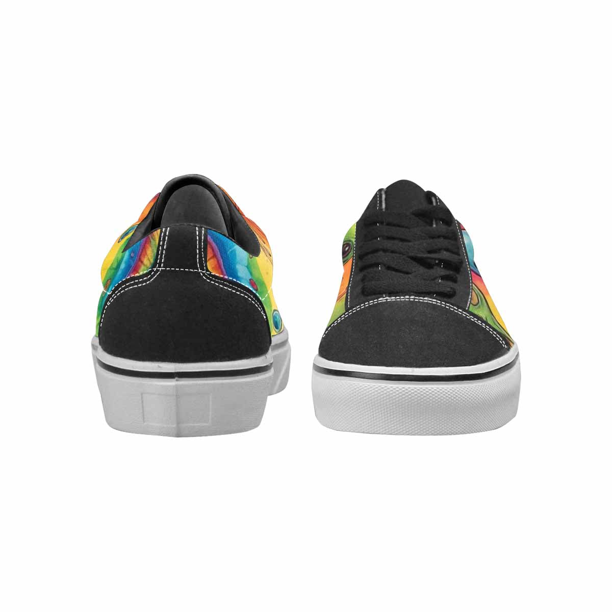 WOMEN'S Melting Aliens Lace-Up Canvas Y2K Shoes