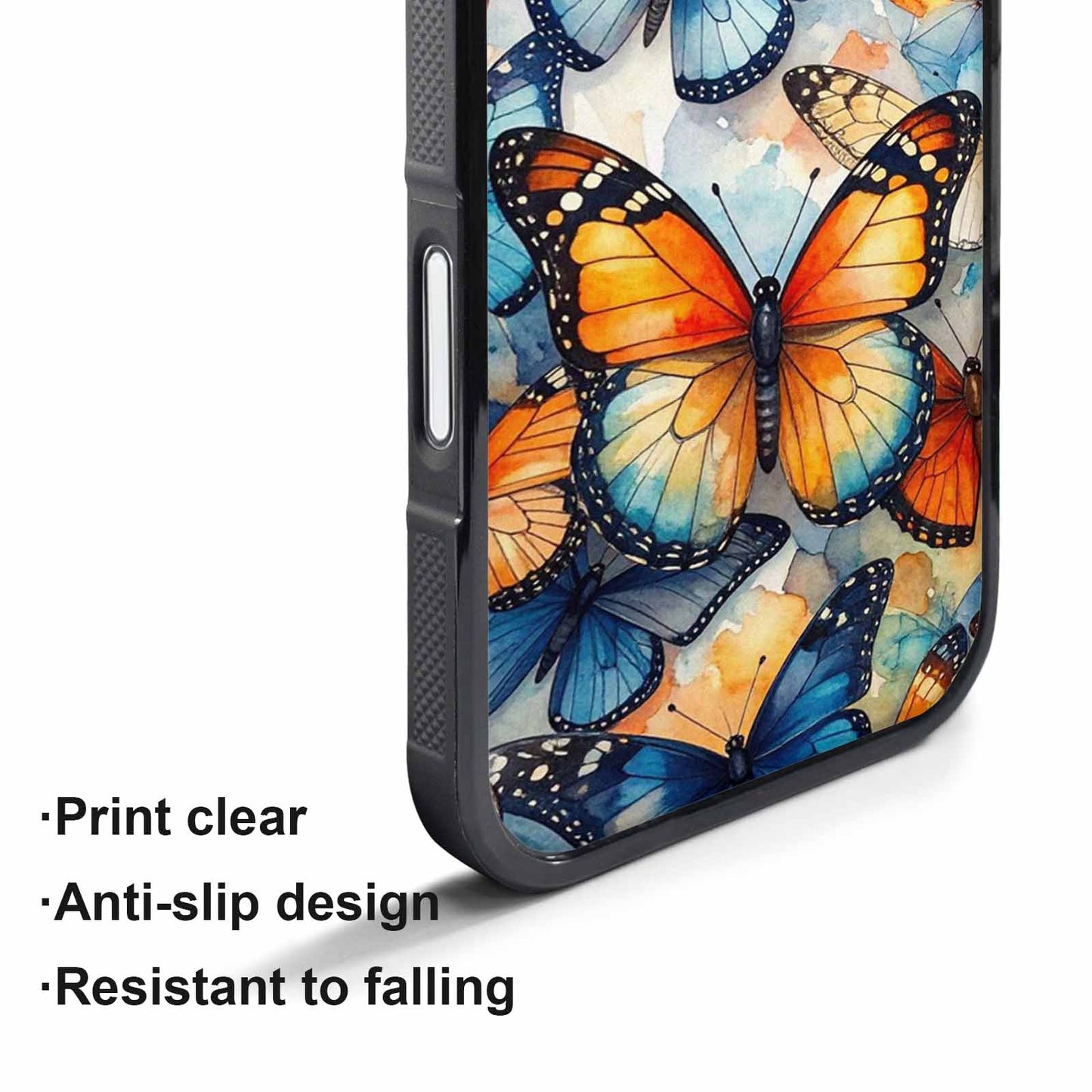 iPhone 17 Pro Case — Small Butterfly Wing Pattern Randomly Original, Custom Made Phone Cover
