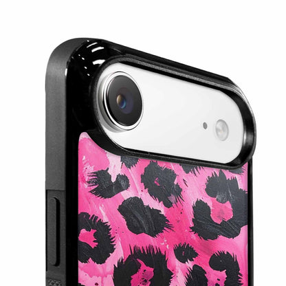 iPhone 17 Air Case — Black Pink Ink Animal Print Animal, Custom Printed Phone Case