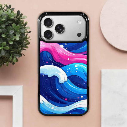 iPhone 17 Pro Max Case — Glossy Winter Wave Cartoon Cute, Custom Phone Case