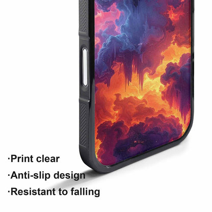 iPhone 17 Pro Max Case — Seamless Tileable Pattern Of Galaxy Space, Custom Printed Phone Case