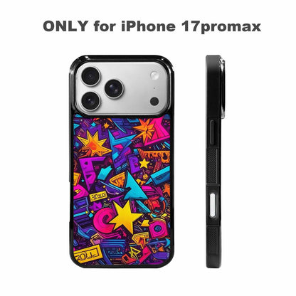 iPhone 17 Pro Max Case — Retro Motif Retro Motifs Retro Vintage, Custom Designed Case Cover