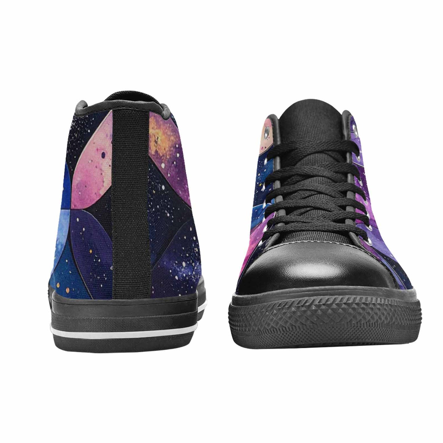 MEN'S Galaxy Stars Nebula High Top Canvas Aesthetic Sneakers
