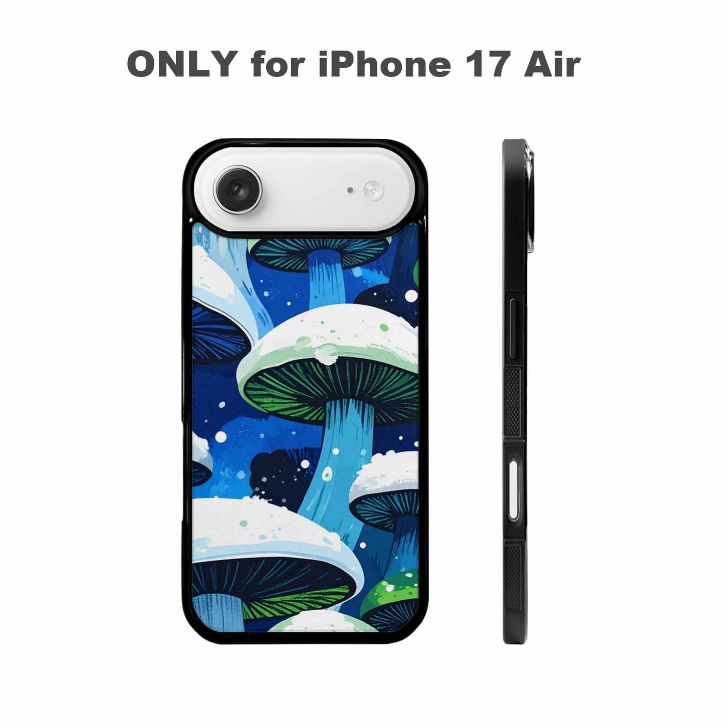 iPhone 17 Air Case — Vivid Winter Mushroom Seamless Cartoon Cute, Unique Phone Case Design