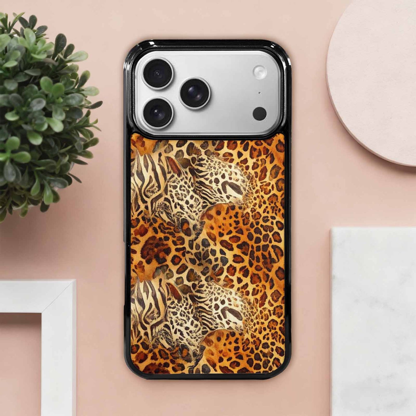 iPhone 17 Pro Max Case — Small Animal Print Pattern, Animal Print, Personalized Phone Case
