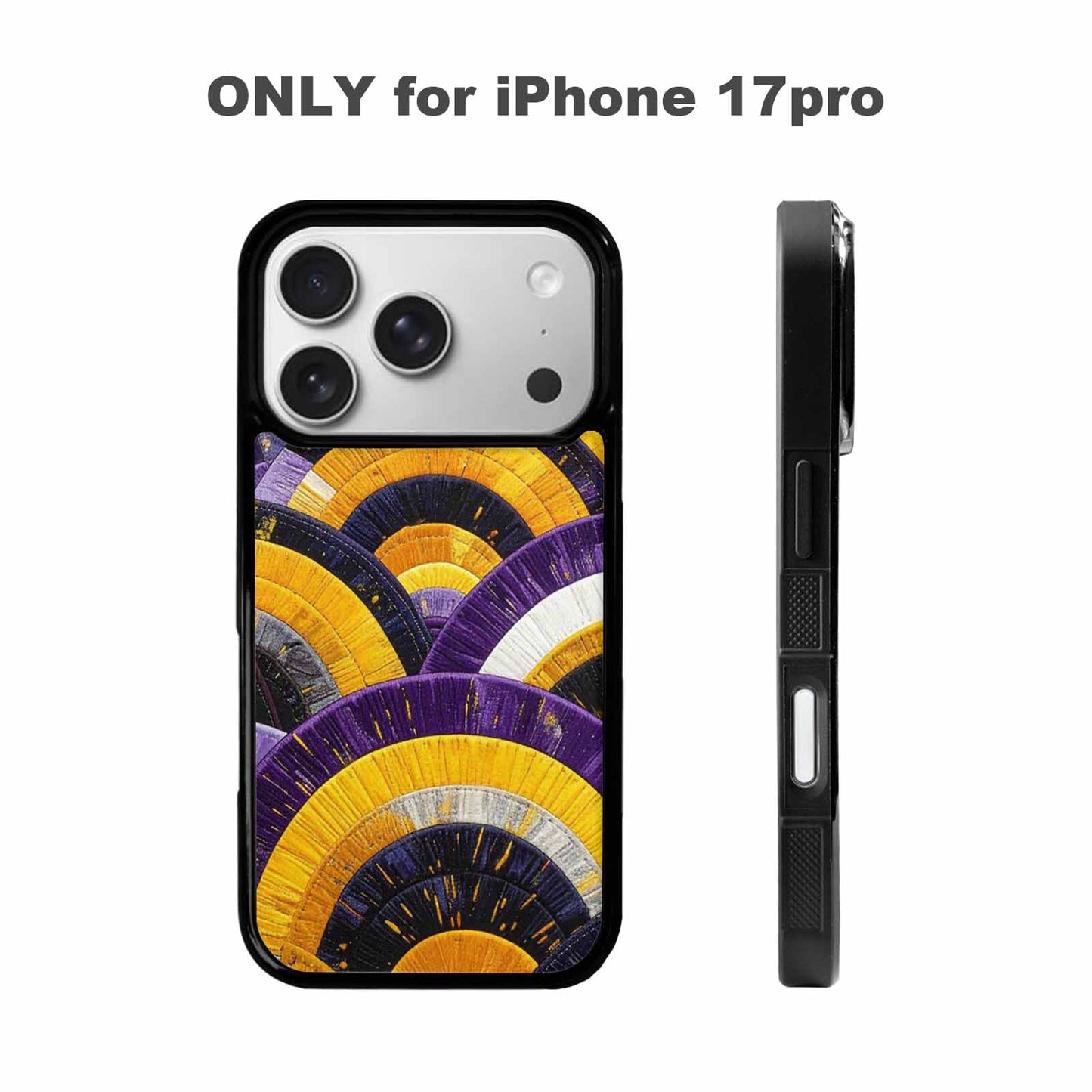 iPhone 17 Pro Case — Vivid Camo Nonbinary Pride Camo, Custom Designed Case Cover