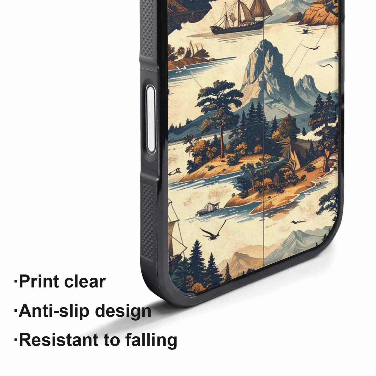 iPhone 17 Pro Max Case — Vintage Travel Artwork Pattern Retro Vintage, Custom Made Phone Cover