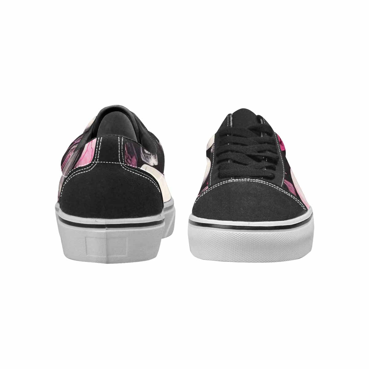 WOMEN'S Skull Roses Lace-Up Canvas Cottagecore Sneakers