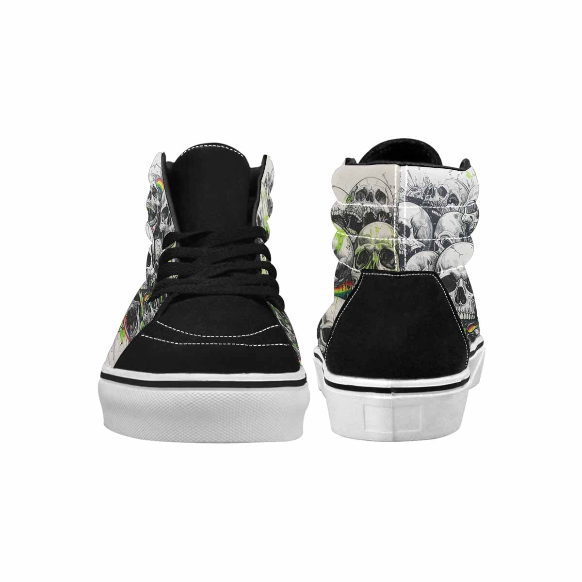 MEN'S Rainbow From Skull S High Top Canvas Dreamlike Shoes