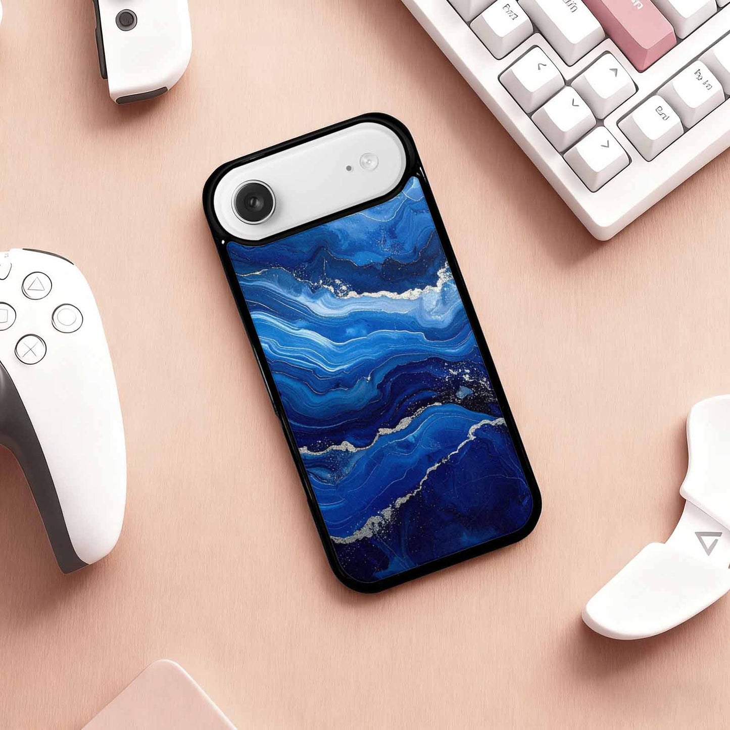 iPhone 17 Air Case — Seamless Tileable Pattern Of Overlapping Original, Custom Phone Case