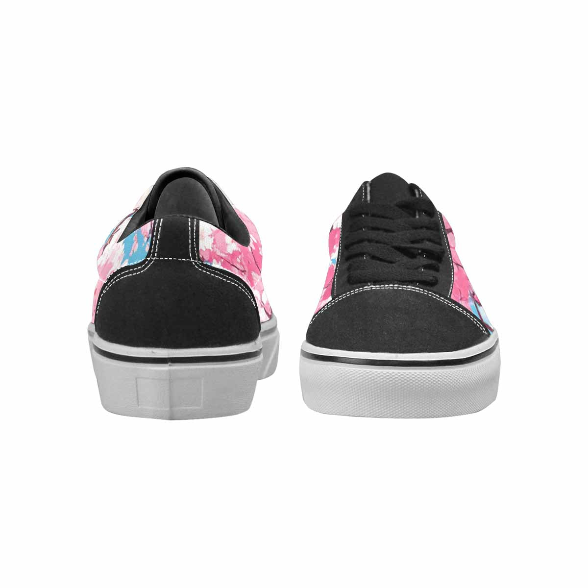 WOMEN'S Cherry Blossom Branch Lace-Up Canvas Grunge Shoes