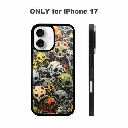 iPhone 17 Case — Aliens Camo Aliens Alien Scifi, Unique Phone Case Design