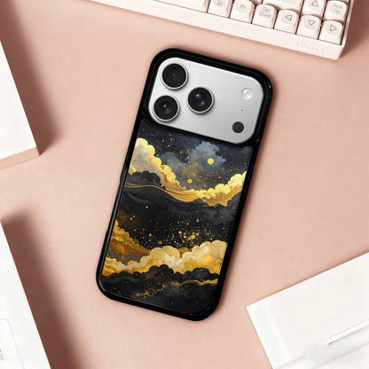 iPhone 17 Pro Case — Seamless Repeating Pattern Of Overlapping Galaxy, Personalized Phone Case