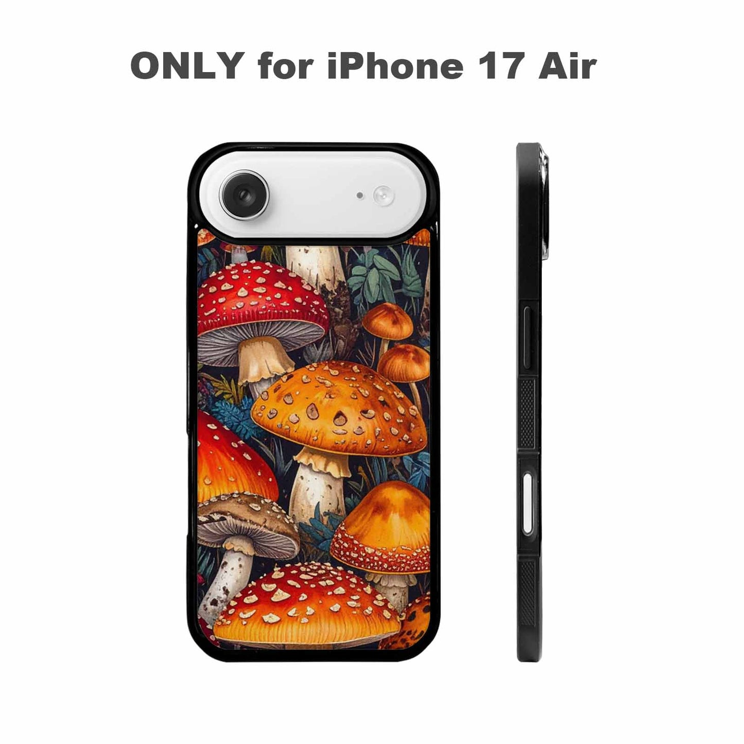 iPhone 17 Air Case — Mushrooms Pattern Hundreds Of Kui Original, Unique Phone Case Design