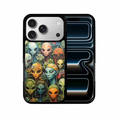 iPhone 17 Pro Case — Aliens Pattern Hundreds Of Sma Alien, Custom Phone Case