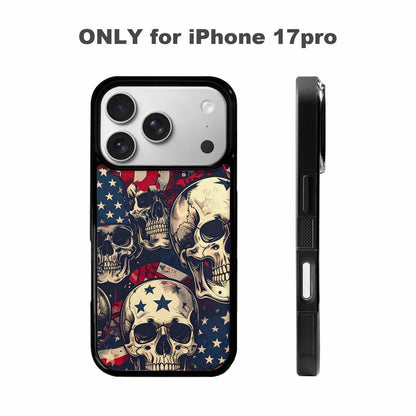 iPhone 17 Pro Case — Skull Dark Art Gothic Print Gothic, Custom Made Phone Cover