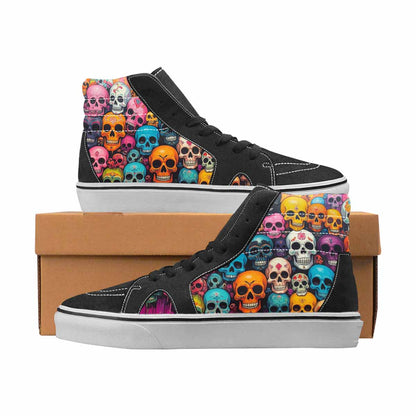 WOMEN'S Skulls High Top Canvas Custom Design Y2K Custom Shoes