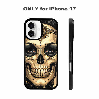 iPhone 17 Case — Skull Dark Art Gothic Print Gothic, Personalized Phone Case