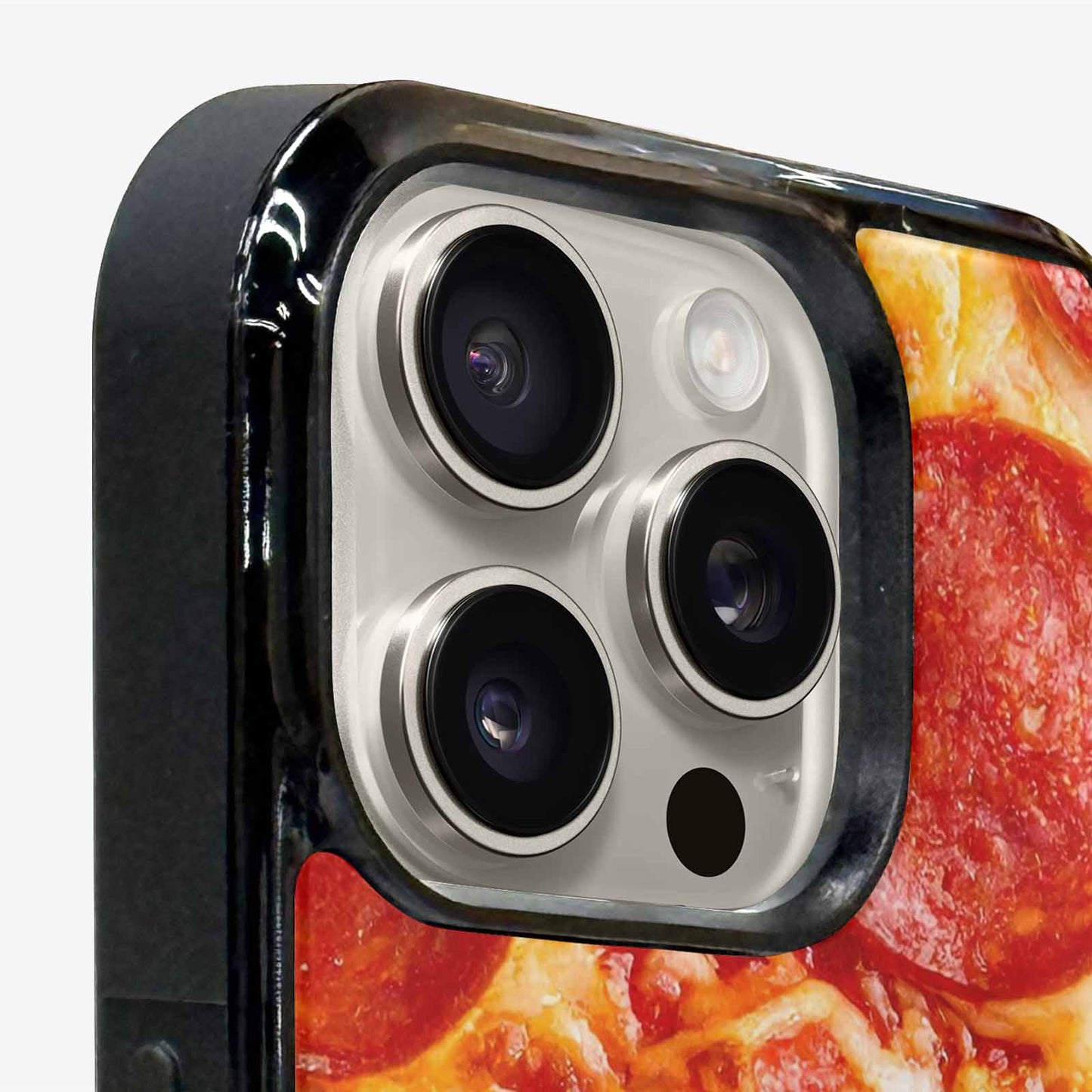 iPhone 16 Pro Case — Pepperoni Pizza Print Custom, Custom Print Case Cover