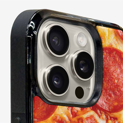 iPhone 16 Pro Case — Pepperoni Pizza Print Custom, Custom Print Case Cover