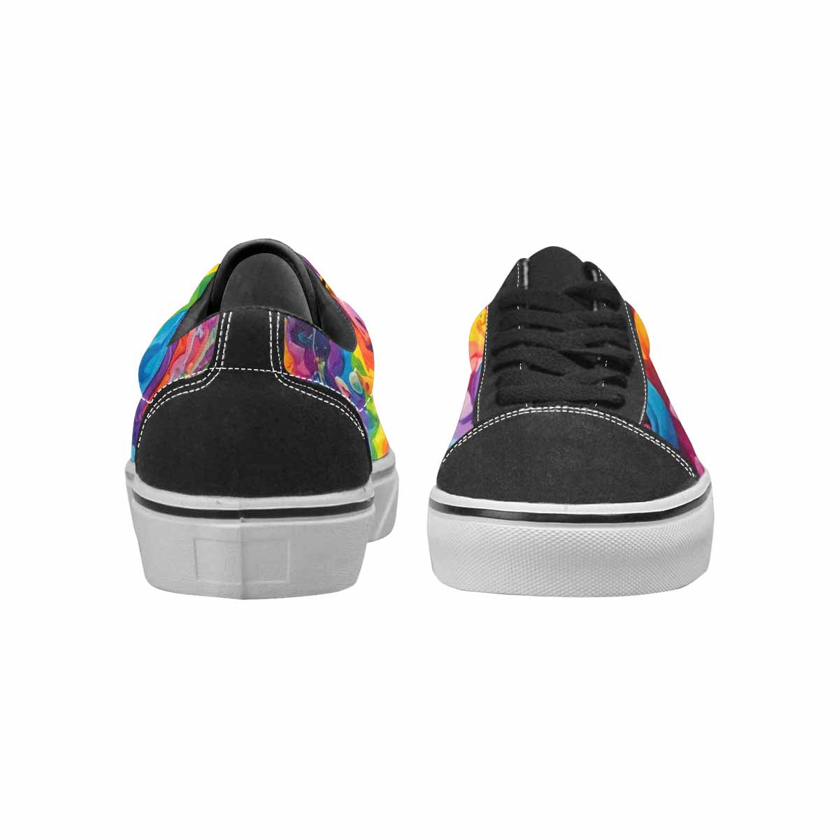 WOMEN'S Smiley Facessmiley Faces  Lace-Up Canvas Dreamlike Shoes