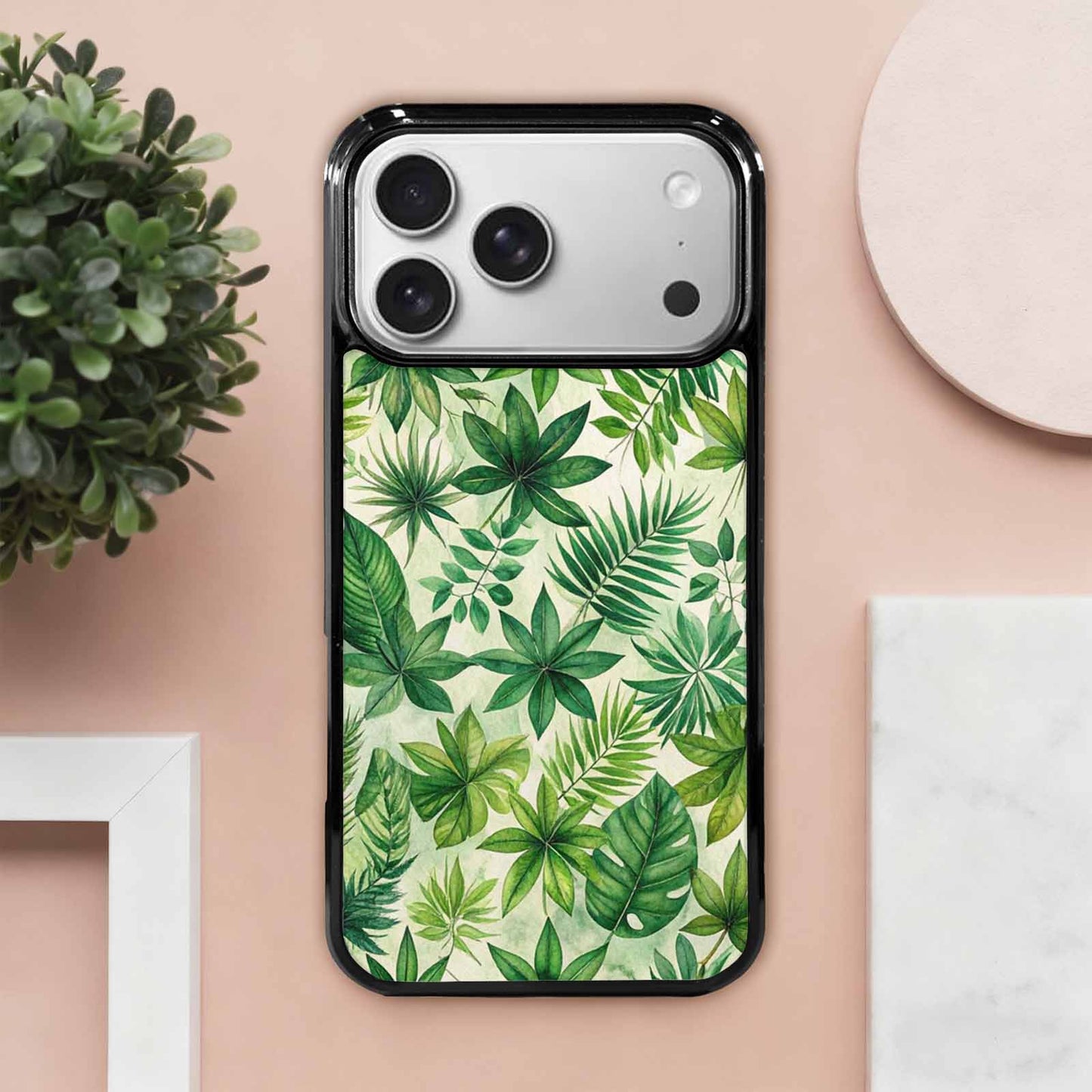 iPhone 17 Pro Max Case — Small Seven Point Palmate Floral, Custom Phone Case