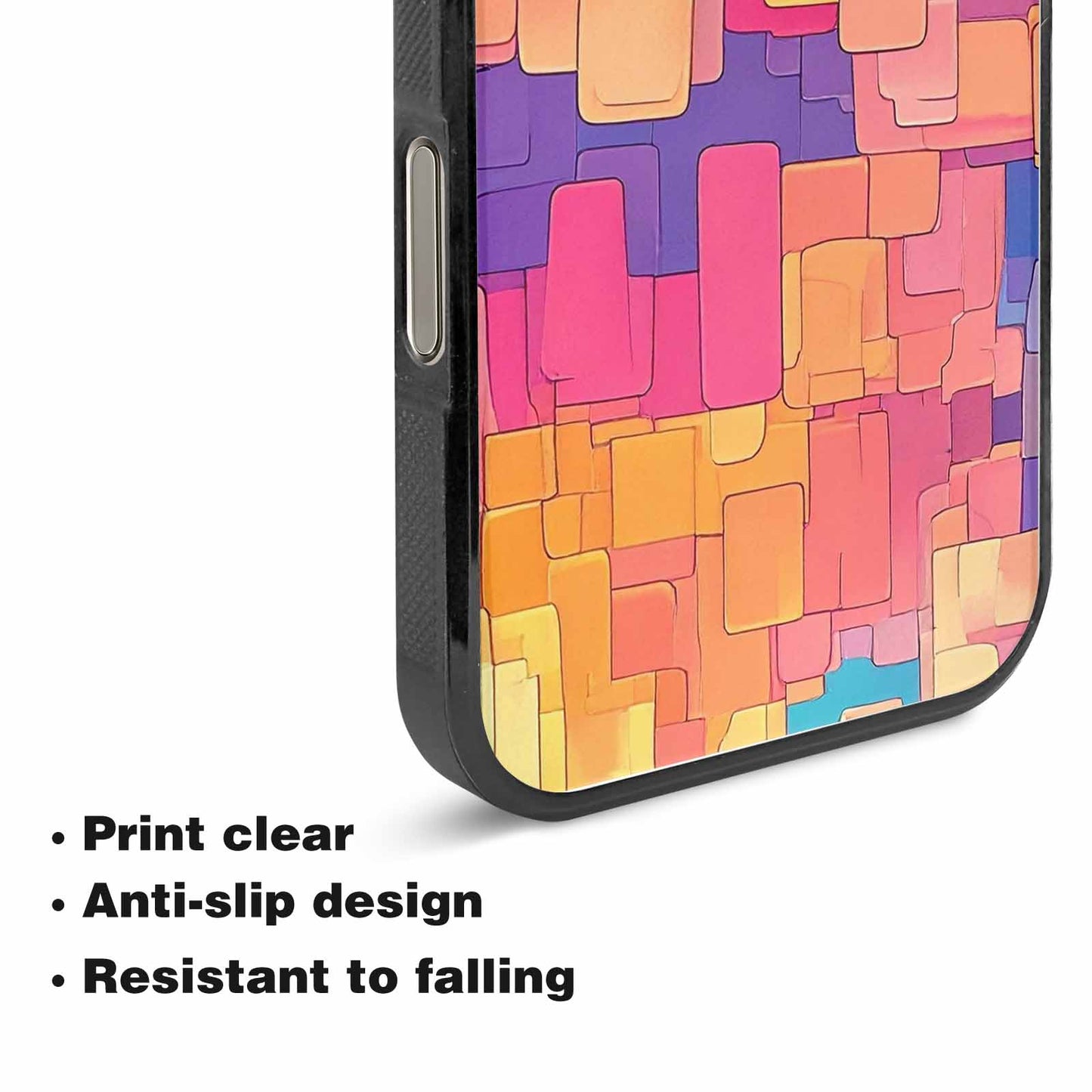 iPhone 15 Pro Max Case — Color Gradient Fade Pattern Hundreds Of, Custom Art Phone Cover