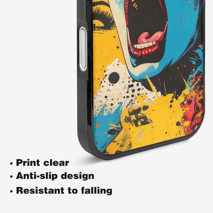 iPhone 16 Plus Case — Comic Book Scream Comic Book Scream, Custom Printed Phone Case