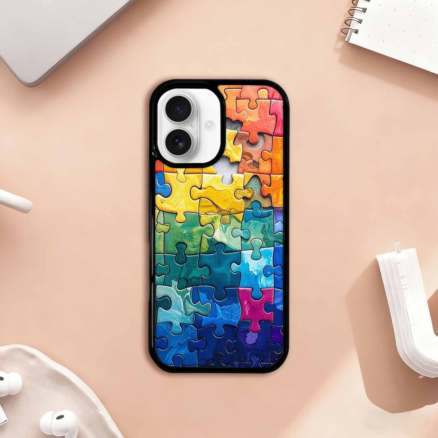 iPhone 17 Case — Autism Puzzle Pieces Puzzle Original Art, Original Design Phone Case