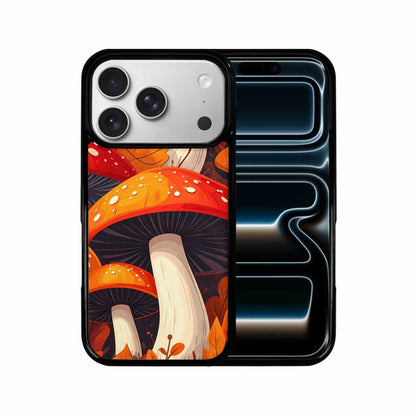 iPhone 17 Pro Case — Bold Autumn Mushroom Original Art, Customized Protective Case