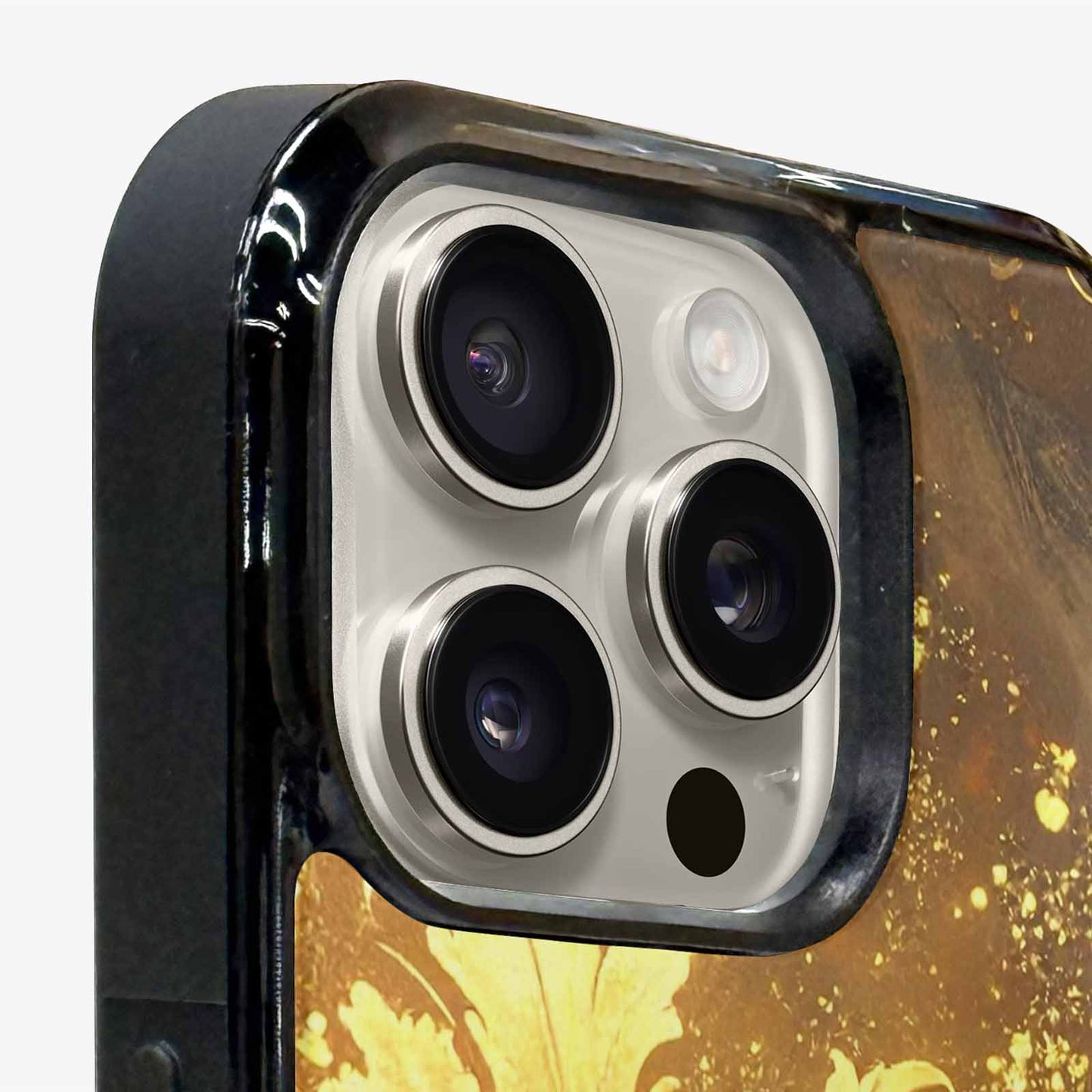 iPhone 15 Pro Max Case — Klimt Gold Leaf Artwork Pattern, Unique Phone Case Design