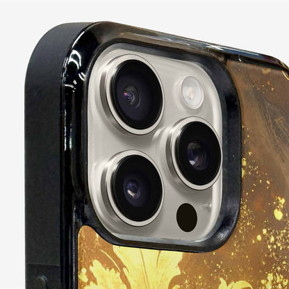iPhone 15 Pro Max Case — Klimt Gold Leaf Artwork Pattern, Unique Phone Case Design