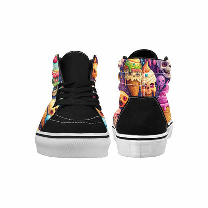 MEN'S Ice Cream Monsters  High Top Canvas Dreamcore Custom Shoes